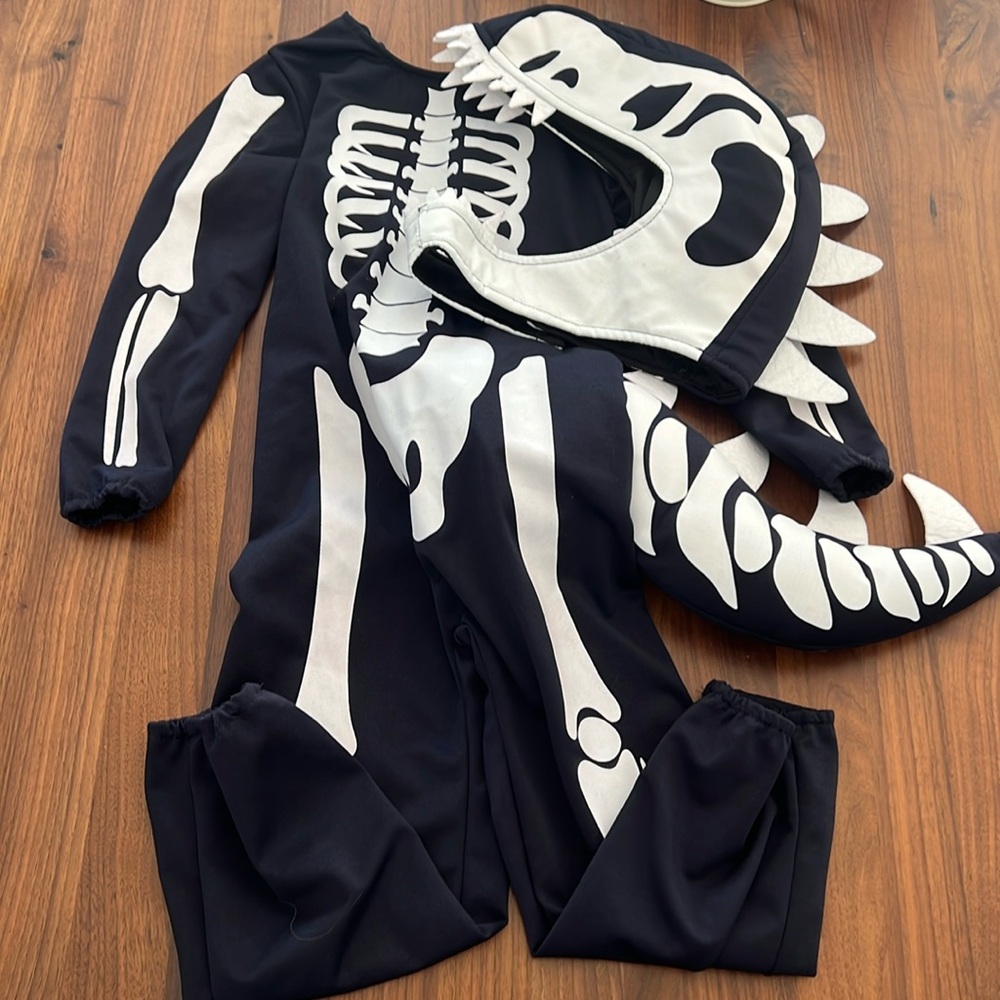 Pottery Barn Kids Glow-in-the-Dark Dino Skeleton Costume
